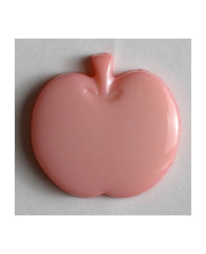 APPLE BUTTON 14MM PINK (30) 180615
