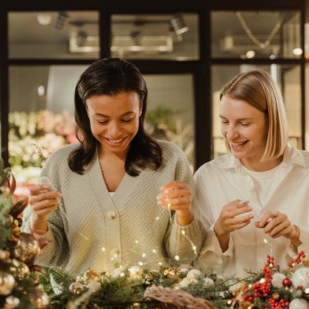 Christmas Wreath-Making