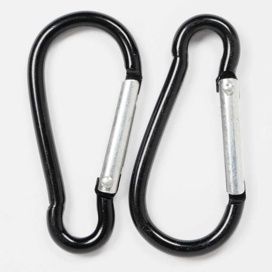 CARABINER CLIP 60MM 2PCS