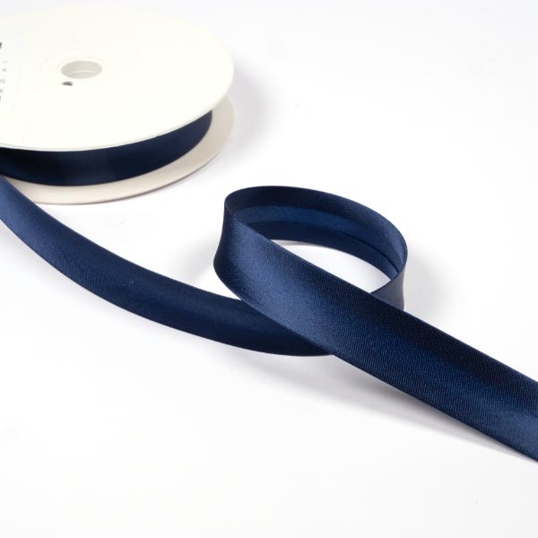 20MM SATIN BIAS BINDING 20M REEL 2050 Navy