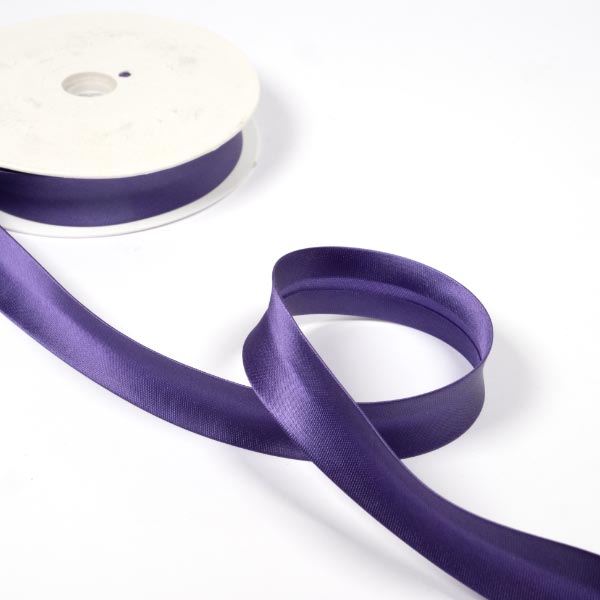 20MM SATIN BIAS BINDING 20M REEL 2083 Purple