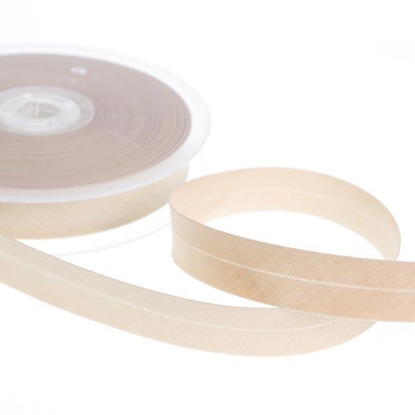 18MM CENTRE FOLD POLYCOTTON BIAS 25M 1009 Beige