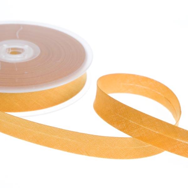 18MM CENTRE FOLD POLYCOTTON BIAS 25M 1033 Dark Gold