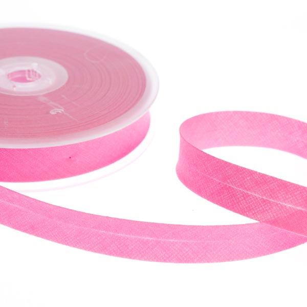 18MM CENTRE FOLD POLYCOTTON BIAS 25M 1072 Fuschia