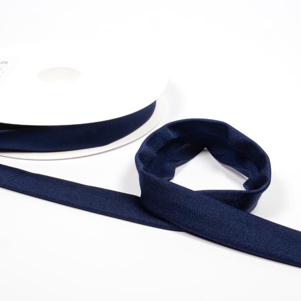 20mm Stretch Lycra Bias reel of 15mts 1785 Navy