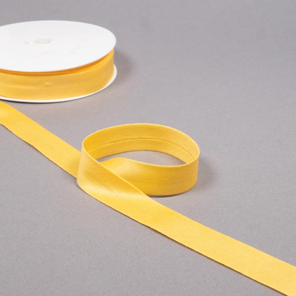 20mm Cotton Jersey Bias reel of 20mts 2753S Yellow