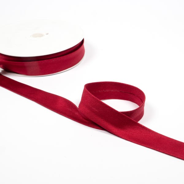 20mm Cotton Jersey Bias reel of 20mts 2789S Wine