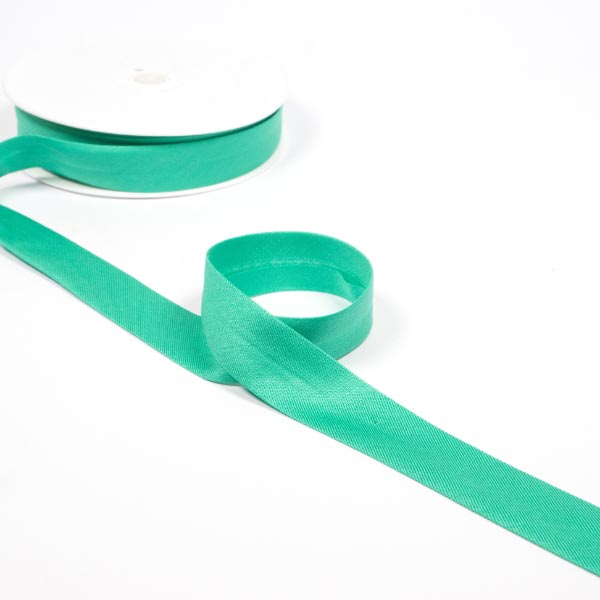 20mm Cotton Jersey Bias reel of 20mts 3057S Emerald