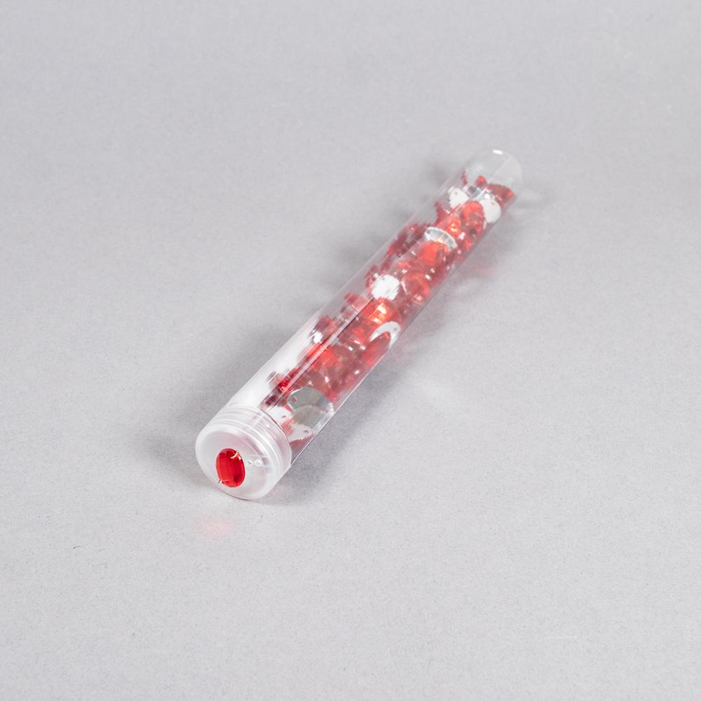 OVAL JEWEL 10X14MM RED 100PK