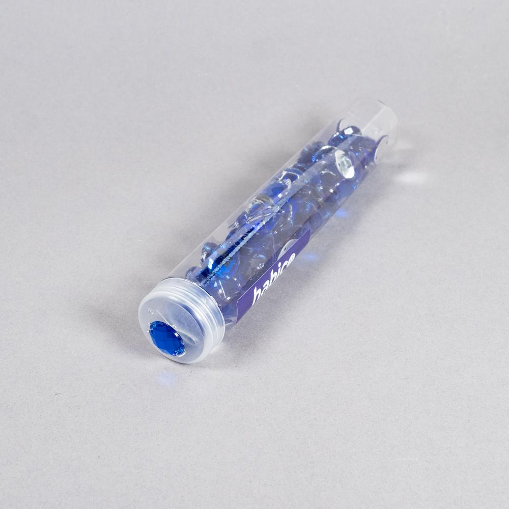 ROUND JEWEL 16MM AZURE 100PK