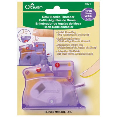 DESK NEEDLE THREADER PURPLE CL4071