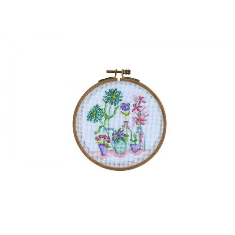 HOOP CROSS STITCH WINDOW LEDGE (ACS07)