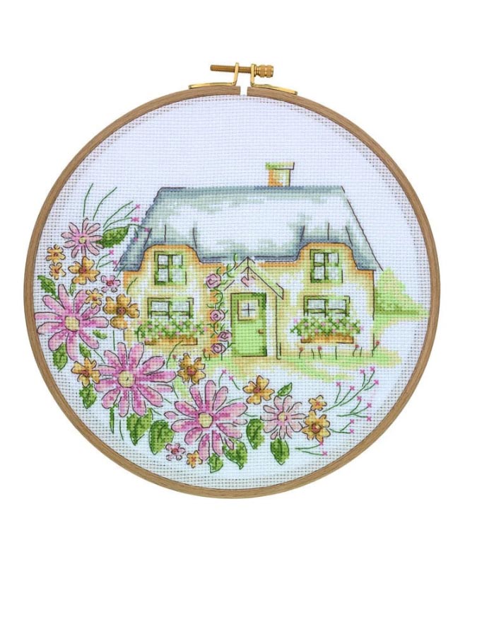 HOOP CROSS STITCH THE SUMMER HOUSE (BCS03)