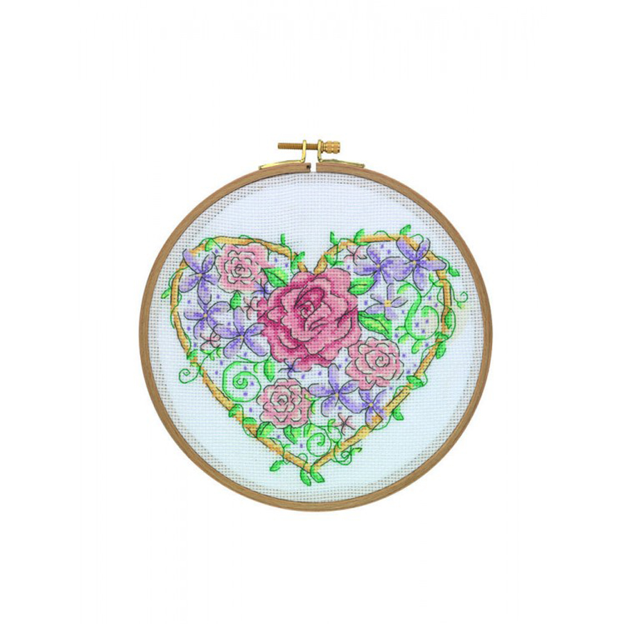 HOOP CROSS STITCH LOVE BLOSSOMS (CCS05)