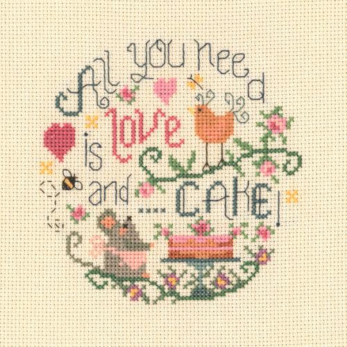 CROSS STITCH LOVE AND CAKE (GBCS04)