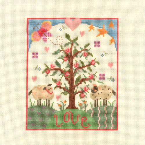 CROSS STITCH ALL EWE NEED IS LOVE (GBCS06)