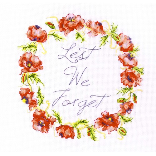 CROSS STITCH LEST WE FORGET (RMCS02)