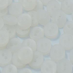 S FISHEYE 2 HOLE 9MM WHITE (50) 60001