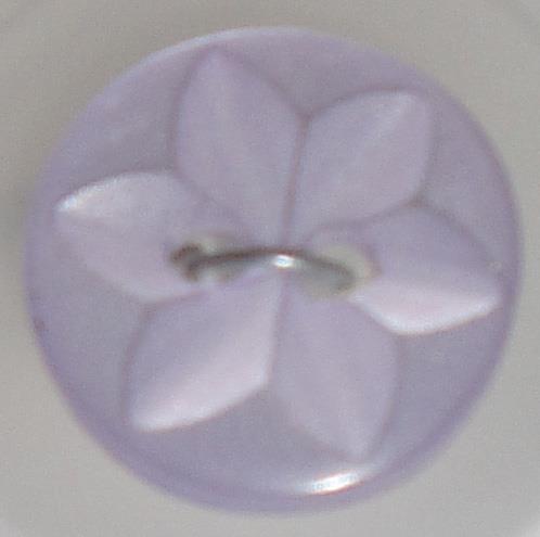 S FLOWER 6 PETAL 11MM LILAC (50) 70016