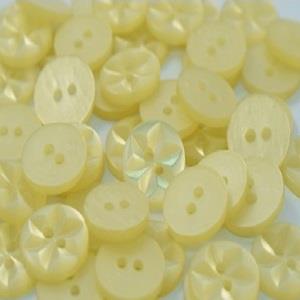 S FLOWER 6 PETAL 14MM YELLOW (50) 90010