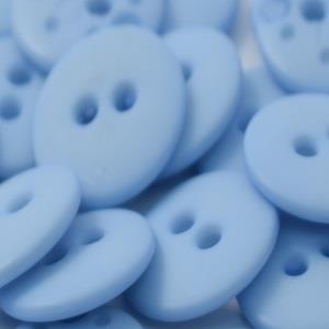 D ROUND 2 HOLE 13MM BLUE (24) 179007