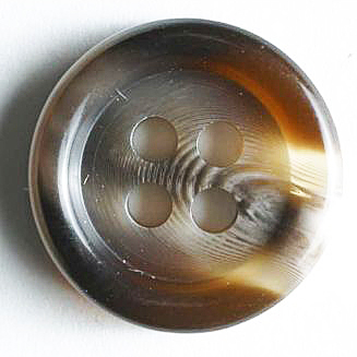ROUND SUIT 4 HOLE 11MM BROWN (40) 180073