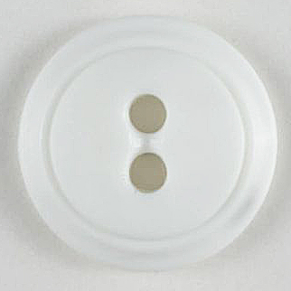 ROUND 2 HOLE 14MM WHITE (40) 180724