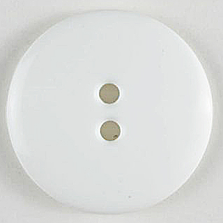 S ROUND 2 HOLE 14MM WHITE (30) 180969
