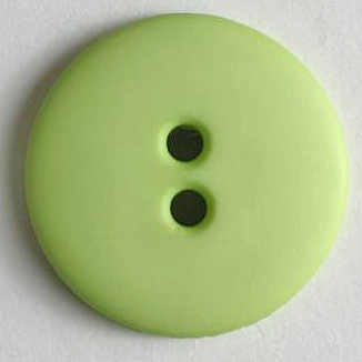 S ROUND 2 HOLE 15MM GREEN (30) 181046