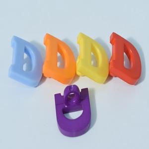 LETTER D 11MM MIXED COL (30) 181336
