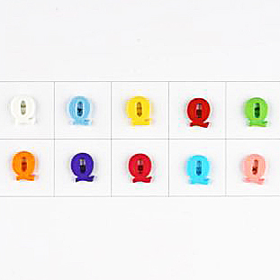 LETTER Q 11MM MIXED COL (30) 181349