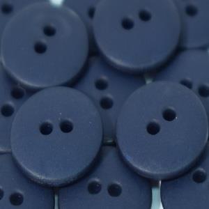 S ROUND 2 HOLE 15MM NAVY (24) 189011