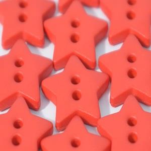S STAR Q&P 2 HOLE 15MM RED (24) 189046