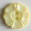 S FLOWER 5 PETAL 2 HOLE 13MM YELLOW (30) 190762