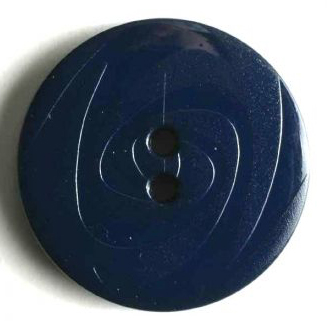 S ROUND FANCY 2 HOLE 14MM DARK BLUE (30) 190831