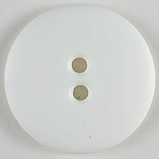 S ROUND PLAIN 2 HOLE 18MM WHITE (30) 191011