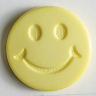 SMILEY FACE 15MM YELLOW (20) 201374