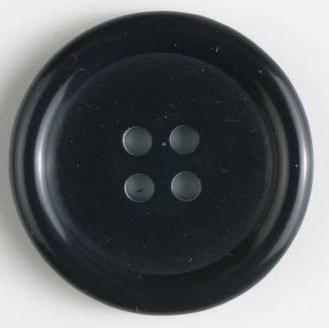 S ROUND 4 HOLE 15MM DARK BLUE (30) 201436