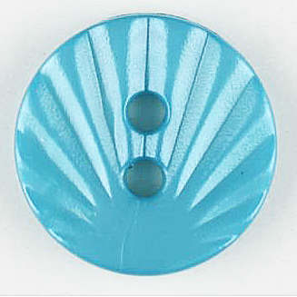 S SHELL EFFECT 2 HOLE 13MM BLUE (20) 213710