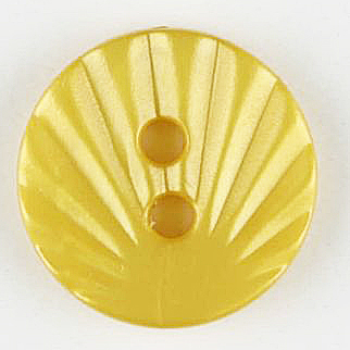 S SHELL EFFECT 2 HOLE 13MM YELLOW (20) 213723