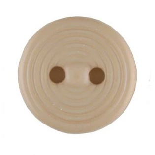 S CIRCLE EFFECT 2 HOLE 13MM BEIGE (20) 217701