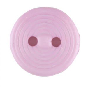 S CIRCLE EFFECT 2 HOLE 13MM PINK (20) 217714