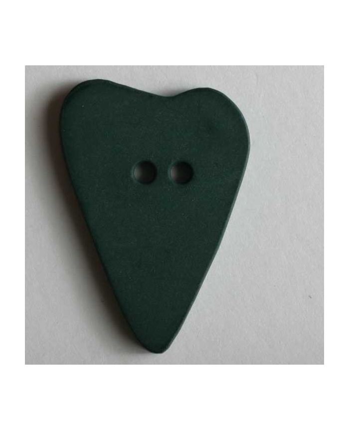 HEART ASYMMETRICAL 2H 15MM GREEN (24) 219067