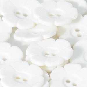 S Q&P FLOWER 6 PETAL 2 HOLE 15MM BEI (24) 219080