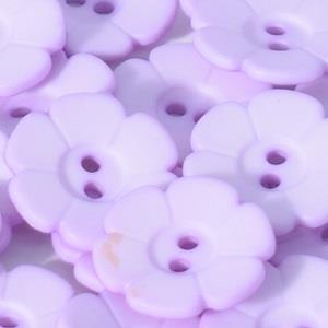 S Q&P FLOWER 6 PETAL 2 HOLE 15MM LIL (24) 219087