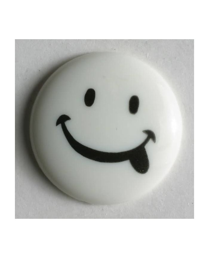 CHEEKY SMILEY 18MM WHITE (30) 221095