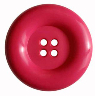 S ROUND RAISED EDGE 4 HOLE 23MM PINK (20) 221705