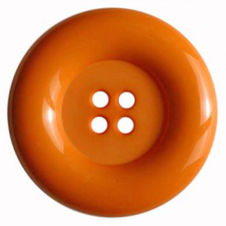 S ROUND RAISED EDGE 4 HOLE 23MM ORG (20) 221707