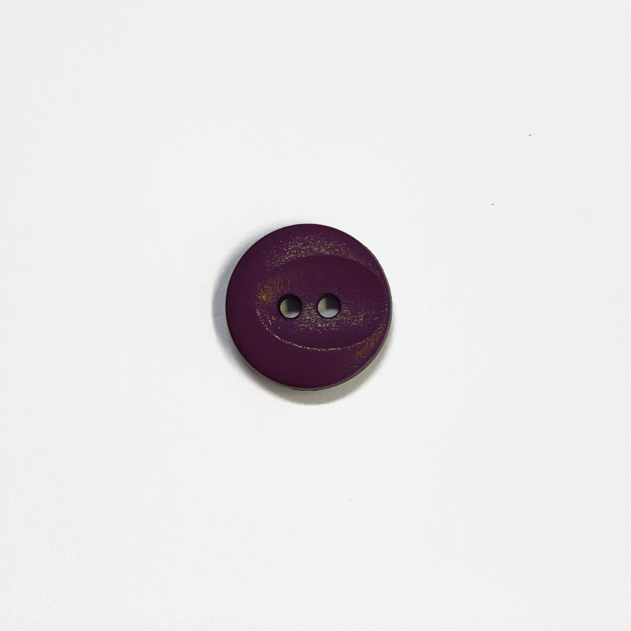 D ROUND BUTTON 2H 13MM BLACK BERRY (20) 222061