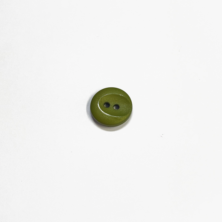 D ROUND BUTTON 2 HOLE 13MM KHAKI (20) 222062